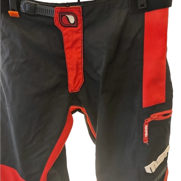 MSR‎ XC Motocross Racing Pants, men's 32 Red And Black - Picture 14 of 15